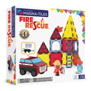 MAGNA-TILES Fire Rescue 27 Τεμάχια – Μαγνητικά Πλακίδια Πυροσβεστική