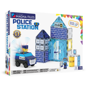 MAGNA-TILES Police Station 35 Τεμάχια – Μαγνητικά Πλακίδια Αστυνομικός Σταθμός