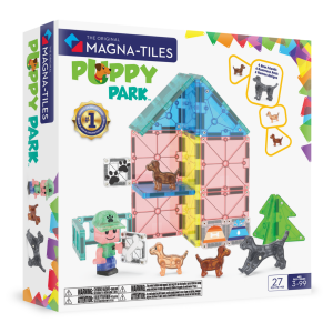 MAGNA-TILES Puppy Park 27 Τεμάχια – Μαγνητικά Πλακίδια Πάρκο Κατοικίδιων
