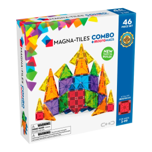 MAGNA-TILES Combo 46 Τεμάχια – Μαγνητικά Πλακίδια Κλασσικά & microMAGS