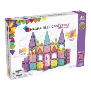 MAGNA-TILES Castle Deluxe 48 Τεμάχια – Μαγνητικά Πλακίδια STEM για Κάστρα