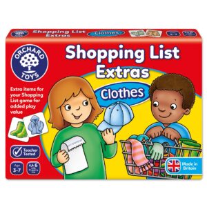 Orchard Toys Εκπαιδευτικό Επιτραπέζιο Παιχνίδι "Λίστα για ψώνια- Extras κάρτες με Ρούχα" Για Παιδιά 3-7 ετών