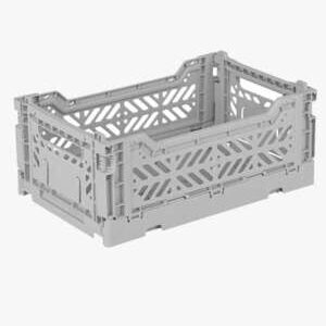 Αναδιπλούμενο πλαστικό καφάσι Grey Mini box