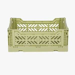Αναδιπλούμενο πλαστικό καφάσι Lime cream Mini box