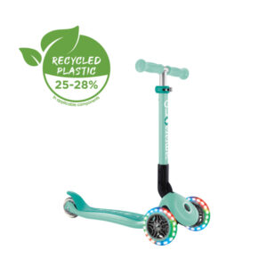 Globber Scooter Junior Foldable Fantasy Lights Flowers Pastel Blue (433-200)