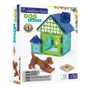 MAGNA-TILES Dog House 13 Τεμάχια – Μαγνητικά Πλακίδια STEM με Σπιτάκι Σκύλου