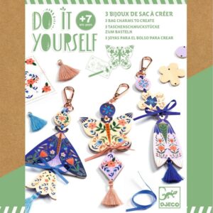 Djeco DIY φτιάχνω τα δικά μου μπρελόκ "Πεταλούδες"